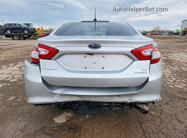 3FA6P0LU5GR403802 2016 FORD FUSION Silver Vista trasera