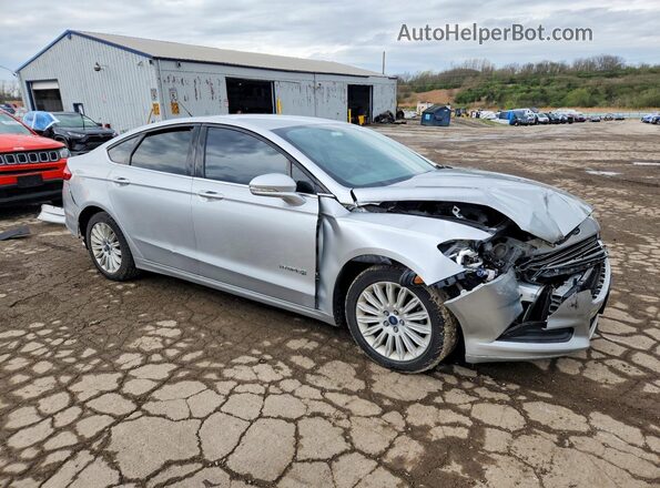 3FA6P0LU5GR403802 2016 FORD FUSION Silver Delantero derecho