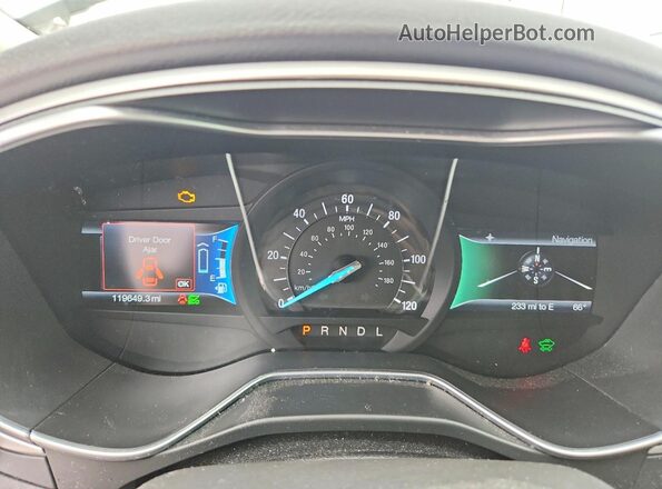 3FA6P0LU5GR403802 2016 FORD FUSION Silver Vista del cuadro de instrumentos