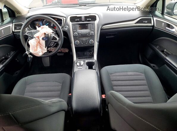 3FA6P0LU5HR164835 2017 FORD FUSION Charcoal Widok deski rozdzielczej