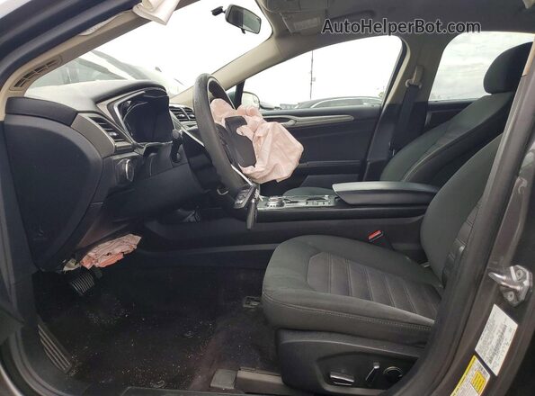 3FA6P0LU5HR164835 2017 FORD FUSION Charcoal Widok wnętrza z przodu