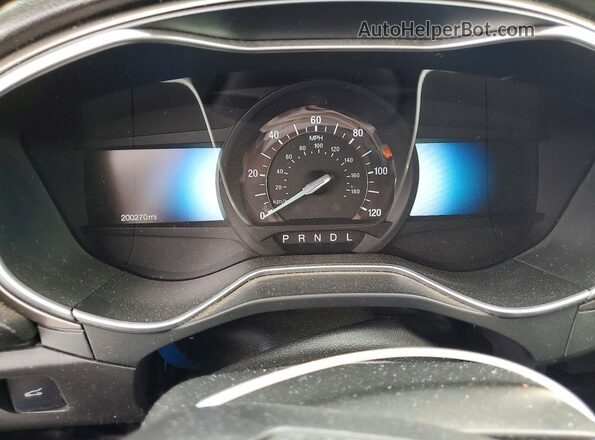 3FA6P0LU5HR164835 2017 FORD FUSION Charcoal Widok zestawu wskaźników