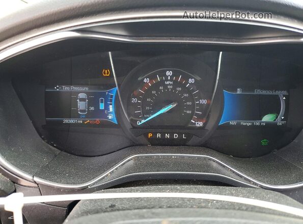3FA6P0LU5HR217405 2017 FORD FUSION Charcoal Vista del cuadro de instrumentos