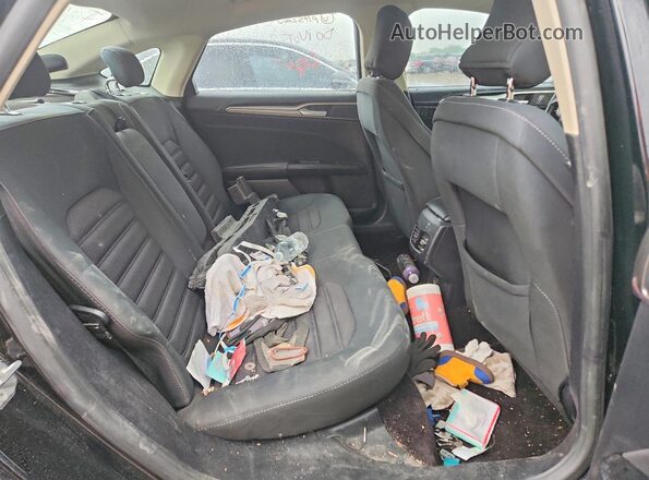3FA6P0LU5HR287745 2017 FORD FUSION Black Вид задніх сидінь