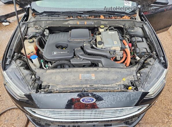 3FA6P0LU5HR287745 2017 FORD FUSION Black Вид задньої частини салону