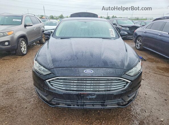 3FA6P0LU5HR287745 2017 FORD FUSION Black Вид спереду