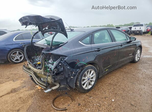 3FA6P0LU5HR287745 2017 FORD FUSION Black Задня права чверть