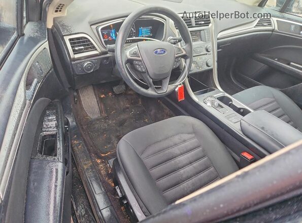 3FA6P0LU5HR287745 2017 FORD FUSION Black Вид панелі приладів