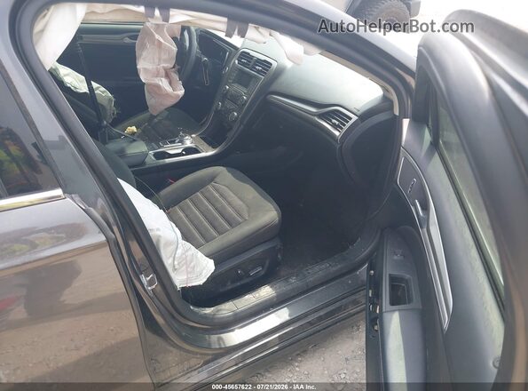3FA6P0LU5JR102681 2018 FORD FUSION HYBRID Gray Widok wnętrza z przodu