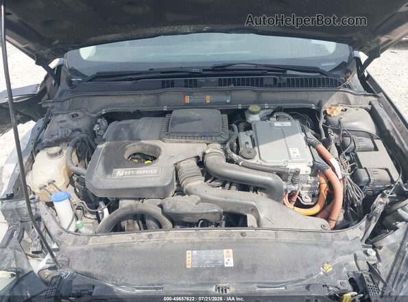 3FA6P0LU5JR102681 2018 FORD FUSION HYBRID Gray Widok z tyłu