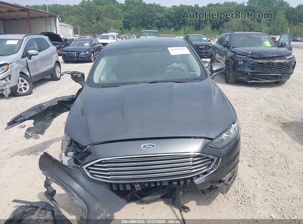 3FA6P0LU5JR102681 2018 FORD FUSION HYBRID Gray Widok zestawu wskaźników