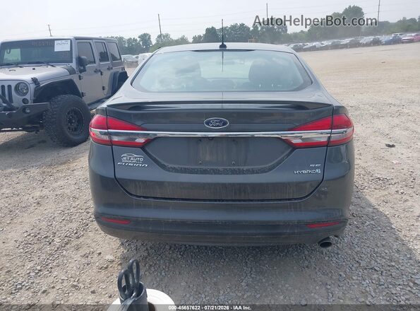 3FA6P0LU5JR102681 2018 FORD FUSION HYBRID Gray 