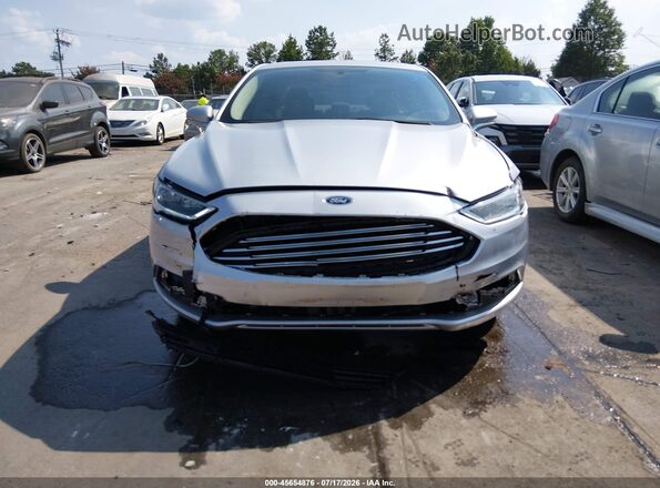 3FA6P0LU5JR119691 2018 FORD FUSION HYBRID Silver Vista frontal