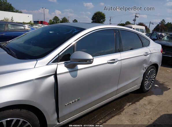 3FA6P0LU5JR119691 2018 FORD FUSION HYBRID Silver Vista interior de 360 grados