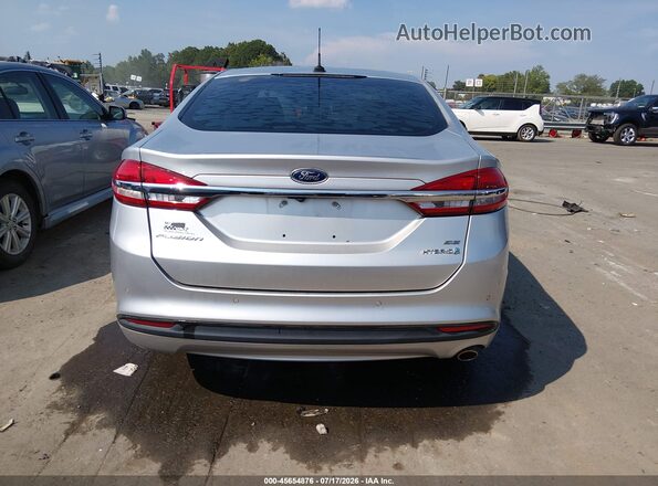 3FA6P0LU5JR119691 2018 FORD FUSION HYBRID Silver 