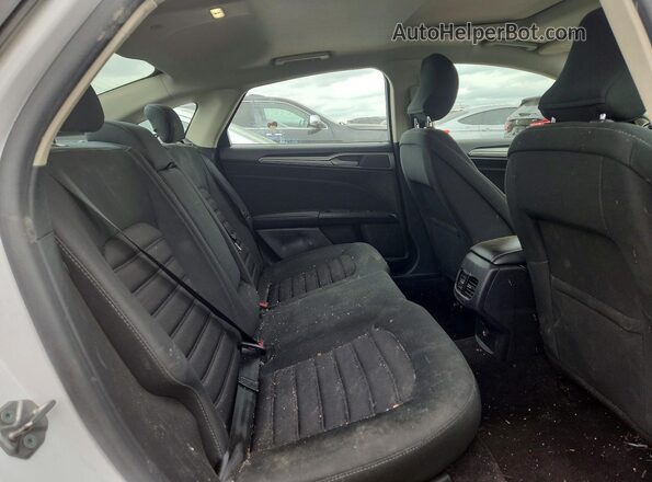 3FA6P0LU5JR139133 2018 FORD FUSION White უკანა სავარძლების ხედი