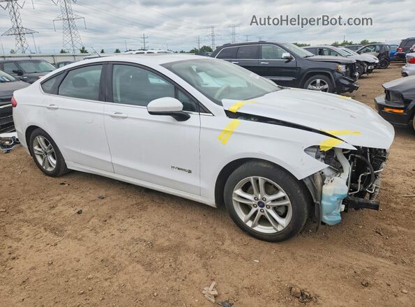 3FA6P0LU5JR139133 2018 FORD FUSION White წინა მარჯვენა