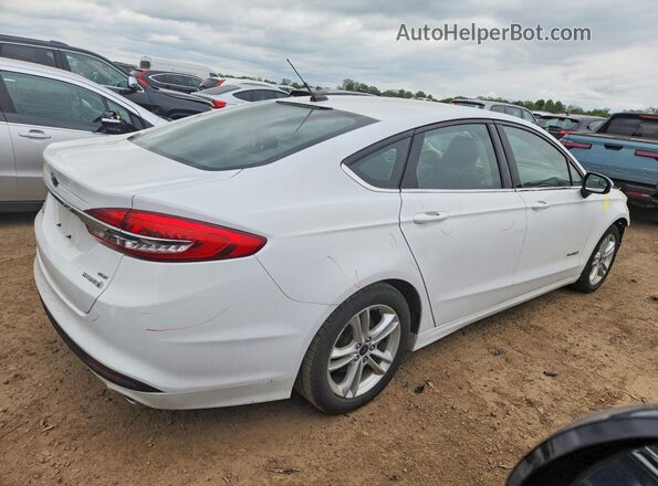 3FA6P0LU5JR139133 2018 FORD FUSION White უკანა მარჯვენა