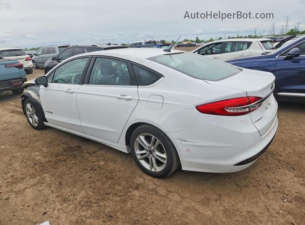 3FA6P0LU5JR139133 2018 FORD FUSION White უკანა მარცხენა