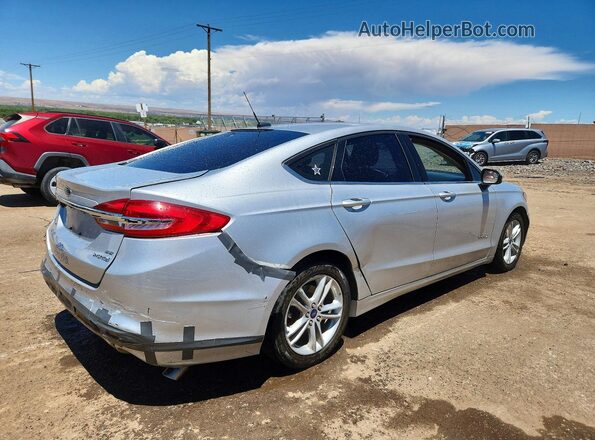 3FA6P0LU5JR139942 2018 FORD FUSION Silver Задня права чверть