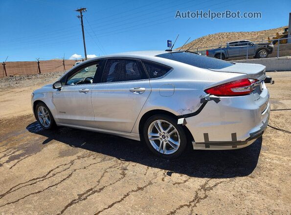 3FA6P0LU5JR139942 2018 FORD FUSION Silver Задня ліва чверть