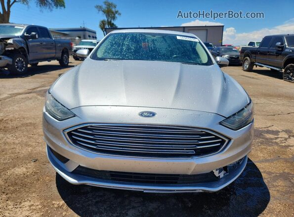 3FA6P0LU5JR139942 2018 FORD FUSION Silver Вид спереду