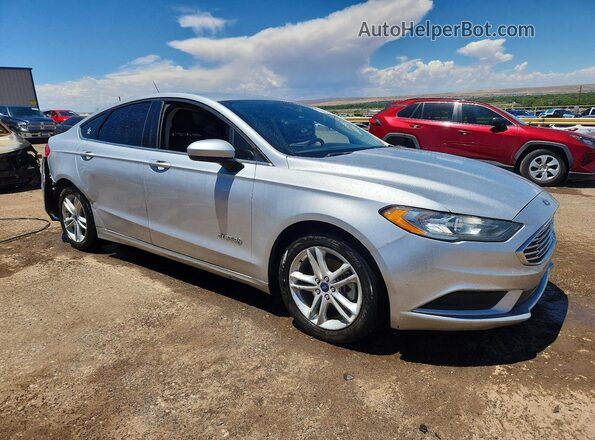 3FA6P0LU5JR139942 2018 FORD FUSION Silver Передня права чверть