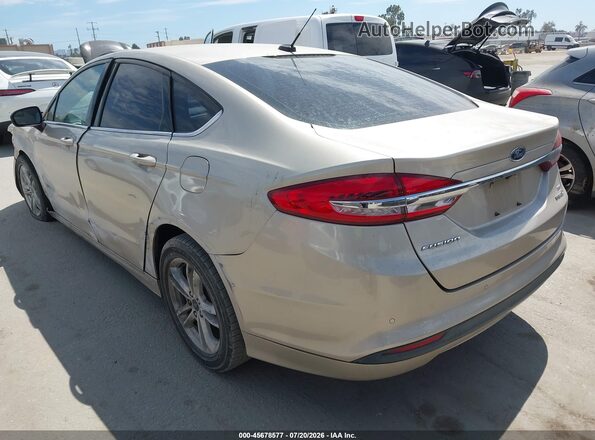 3FA6P0LU5JR146440 2018 FORD FUSION HYBRID Золотой Задняя левая четверть
