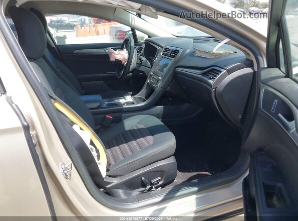 3FA6P0LU5JR146440 2018 FORD FUSION HYBRID Золотой Вид салона спереди