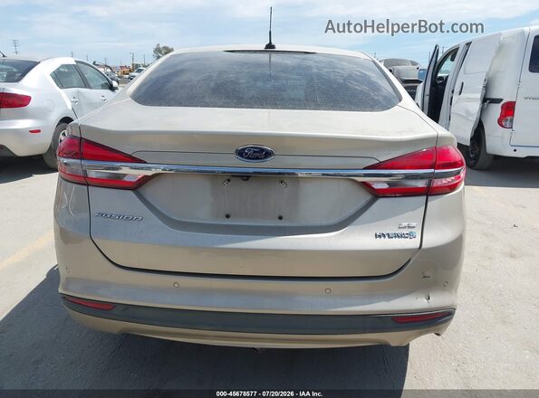 3FA6P0LU5JR146440 2018 FORD FUSION HYBRID Золотой 