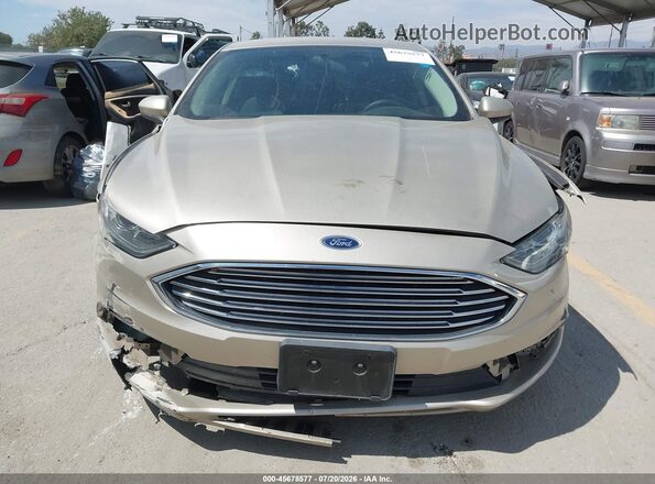 3FA6P0LU5JR146440 2018 FORD FUSION HYBRID Золотой Вид щитка приборов