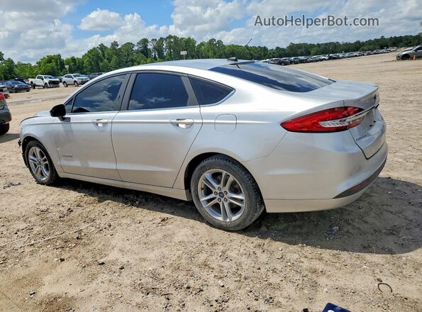 3FA6P0LU5JR158734 2018 FORD FUSION Silver Rear left