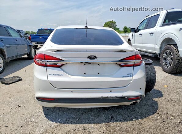 3FA6P0LU5JR185254 2018 FORD FUSION White Vista trasera