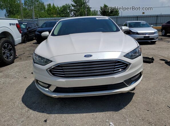 3FA6P0LU5JR185254 2018 FORD FUSION White Vista frontal