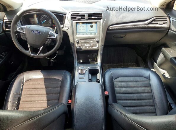 3FA6P0LU5JR185254 2018 FORD FUSION White Vista del salpicadero