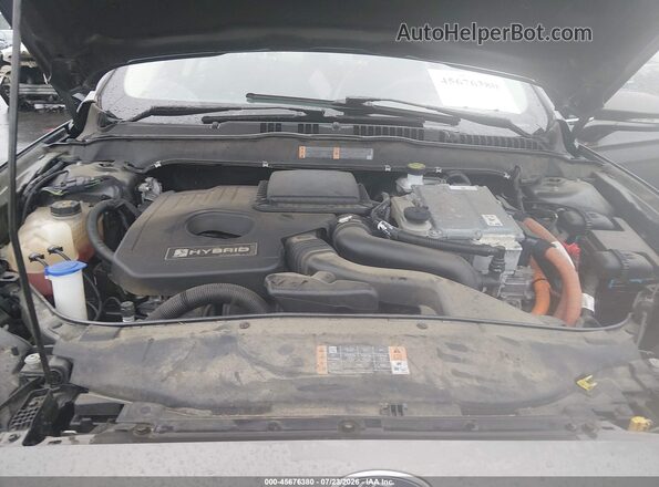 3FA6P0LU5JR208452 2018 FORD FUSION HYBRID Gray Widok z tyłu