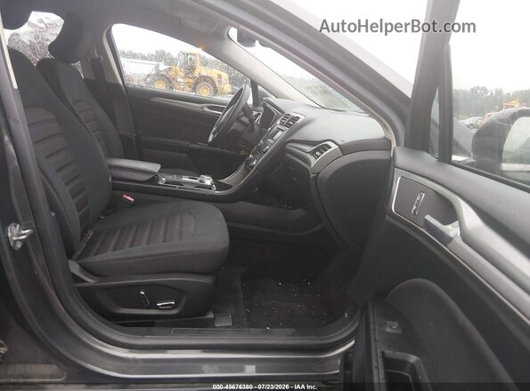 3FA6P0LU5JR208452 2018 FORD FUSION HYBRID Gray Widok wnętrza z przodu