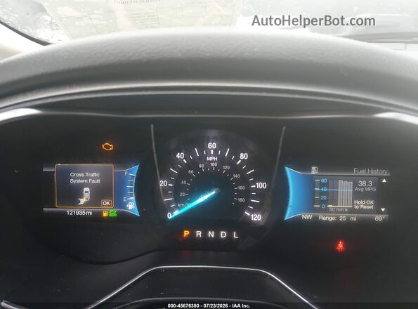 3FA6P0LU5JR208452 2018 FORD FUSION HYBRID Gray Widok tylnych siedzeń