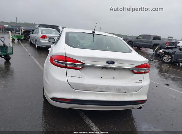 3FA6P0LU5JR247851 2018 FORD FUSION HYBRID White 