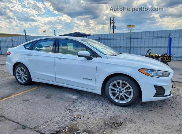 3FA6P0LU5KR188558 2019 FORD FUSION White Delantero derecho