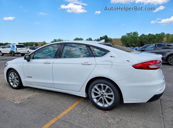 3FA6P0LU5KR188558 2019 FORD FUSION White Trasero izquierdo