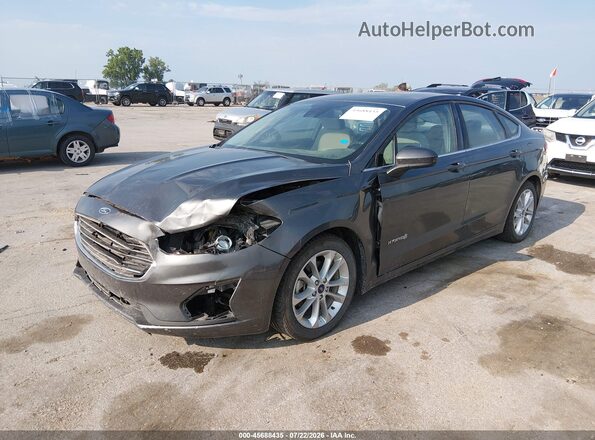 3FA6P0LU5KR242019 2019 FORD FUSION HYBRID Beige Przód lewy