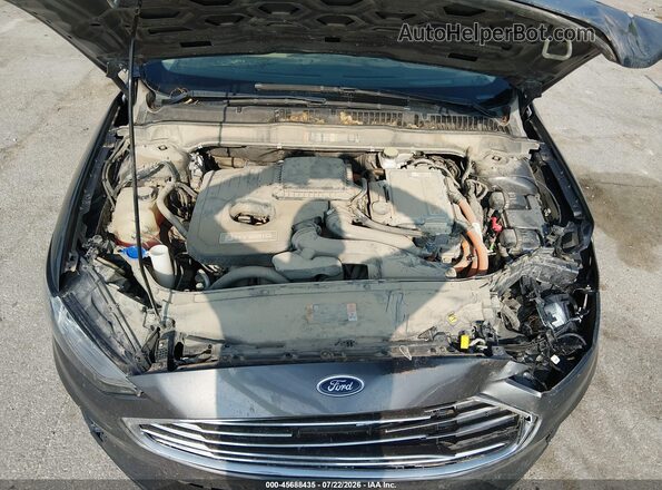 3FA6P0LU5KR242019 2019 FORD FUSION HYBRID Beige Widok z tyłu