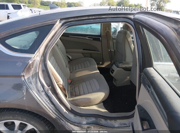 3FA6P0LU5KR242019 2019 FORD FUSION HYBRID Beige Widok naklejki z numerem VIN