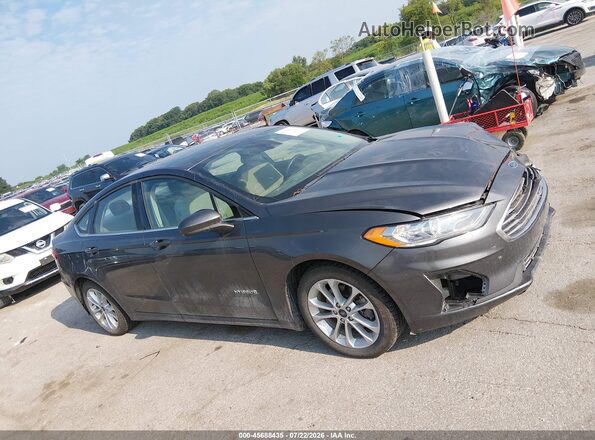 3FA6P0LU5KR242019 2019 FORD FUSION HYBRID Beige Widok wnętrza 360 stopni