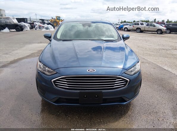 3FA6P0LU5KR274288 2019 FORD FUSION HYBRID Blue 