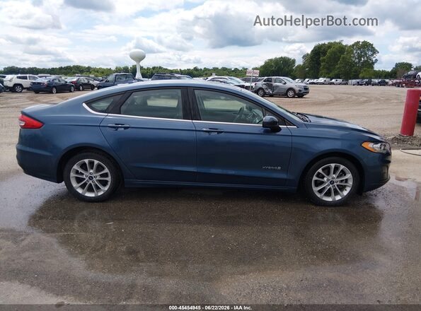 3FA6P0LU5KR274288 2019 FORD FUSION HYBRID Blue 
