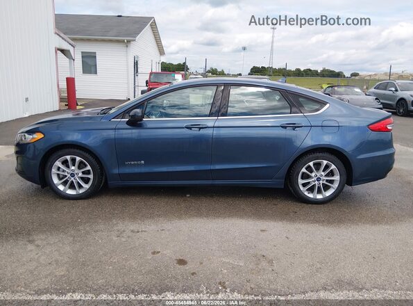 3FA6P0LU5KR274288 2019 FORD FUSION HYBRID Blue 