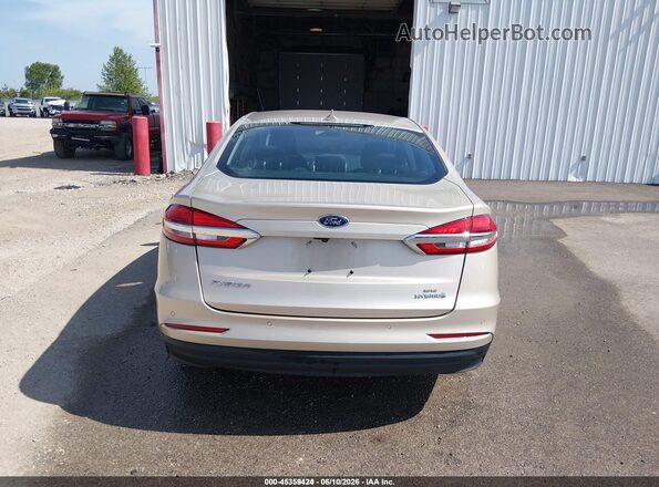 3FA6P0LU5KR274422 2019 FORD FUSION HYBRID Gold 