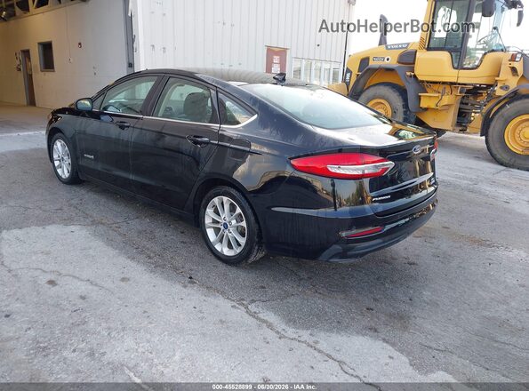 3FA6P0LU5KR274565 2019 FORD FUSION HYBRID Black Задня ліва чверть